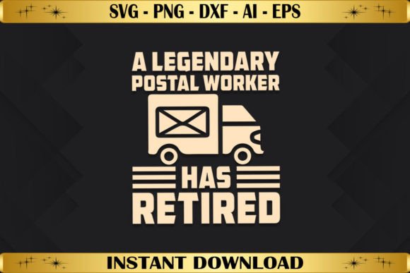 A Legendary Postal Worker Has Retired Graphics