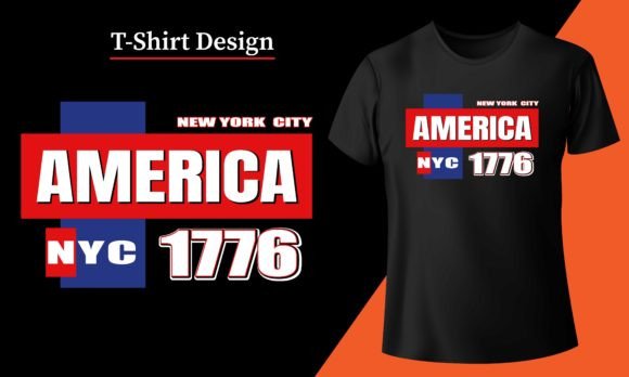 America NYC Graphics and T-Shirt Designs