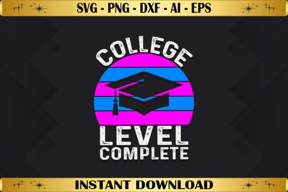 College Level Complete Graphics for T-Shirt Designs