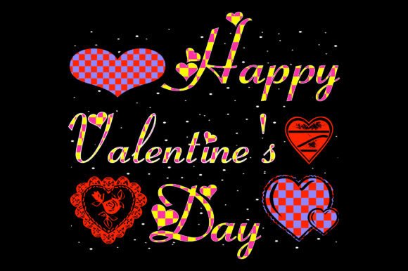 Happy Valentine's Valentine Graphics for T-Shirt Designs