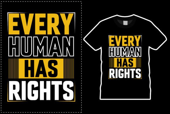 Human Rights Costume T-Shirt Design