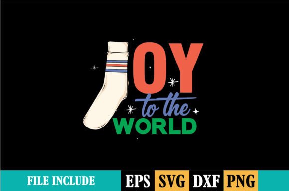 Joy to the World T-shirt: Graphic Templates for Creative Publishing