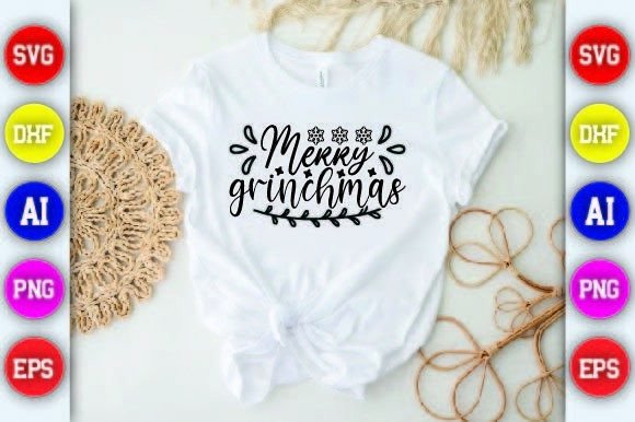 Merry Grinchmas Graphics for T-Shirt Designs