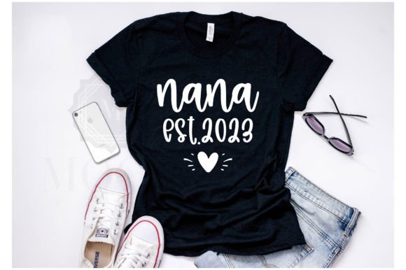 Nana Est.2023 Graphics & T-Shirt Designs