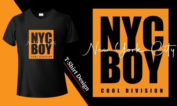 NY City Boy: Graphics for T-Shirt Designs