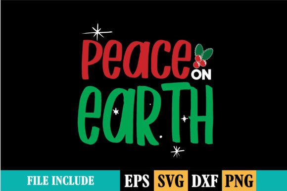 Peace on Earth T-shirt: Graphics for Branding and Graphic Templates