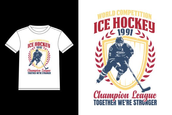 World Competition Ice Hockey 1991 Graphics & T-Shirt Designs